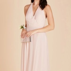 Pale Blush Chiffon Dress